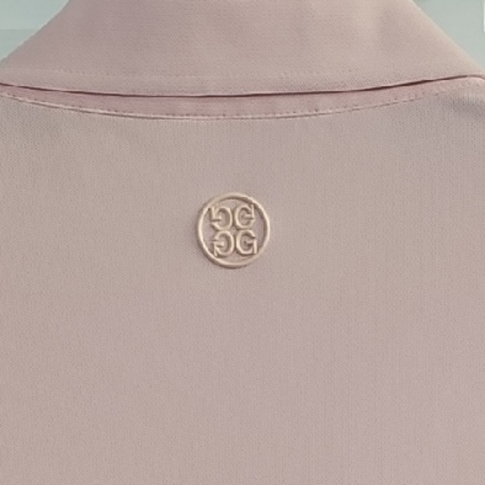 G/FORE Men's Light Pink Polo